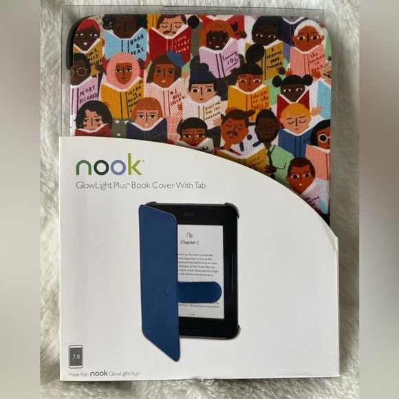 Nook Glowlight Plus Book Cover With Tab - Picture 1 of 3
